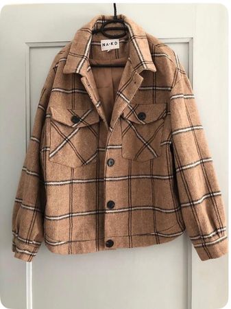 NA-KD Übergangsjacke, Holzfäller Stil