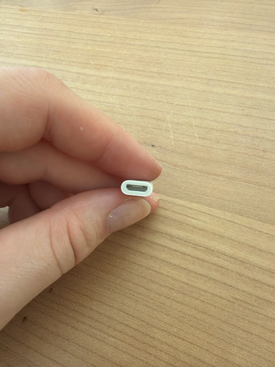 Apple Laufwerke & Adapter: Adapter Mini-USB zu Lightning  – Gebraucht aus Münchenstein von mjaaxx 1