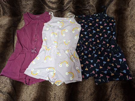 3x Gr 120 Onesie für Mädchen Sommer