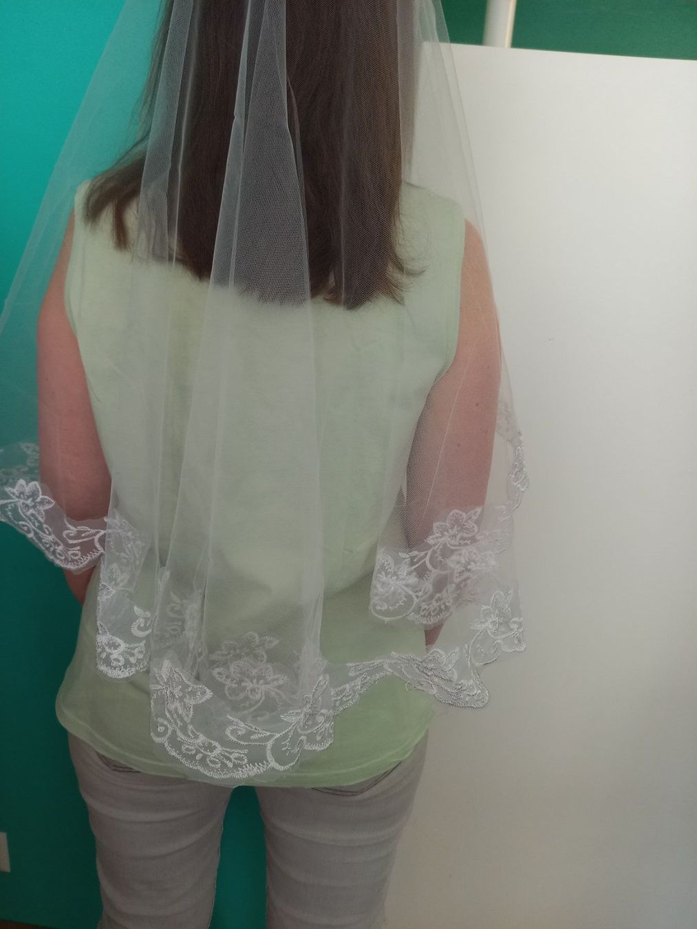 Accessori per capelli: BRAUT   SCHLEIER  MIT SPITZEN – Nuovo e nell'imballaggio originale da Uster venduto da flocke1 2