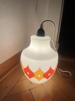 70ies Deckenlampe Glas