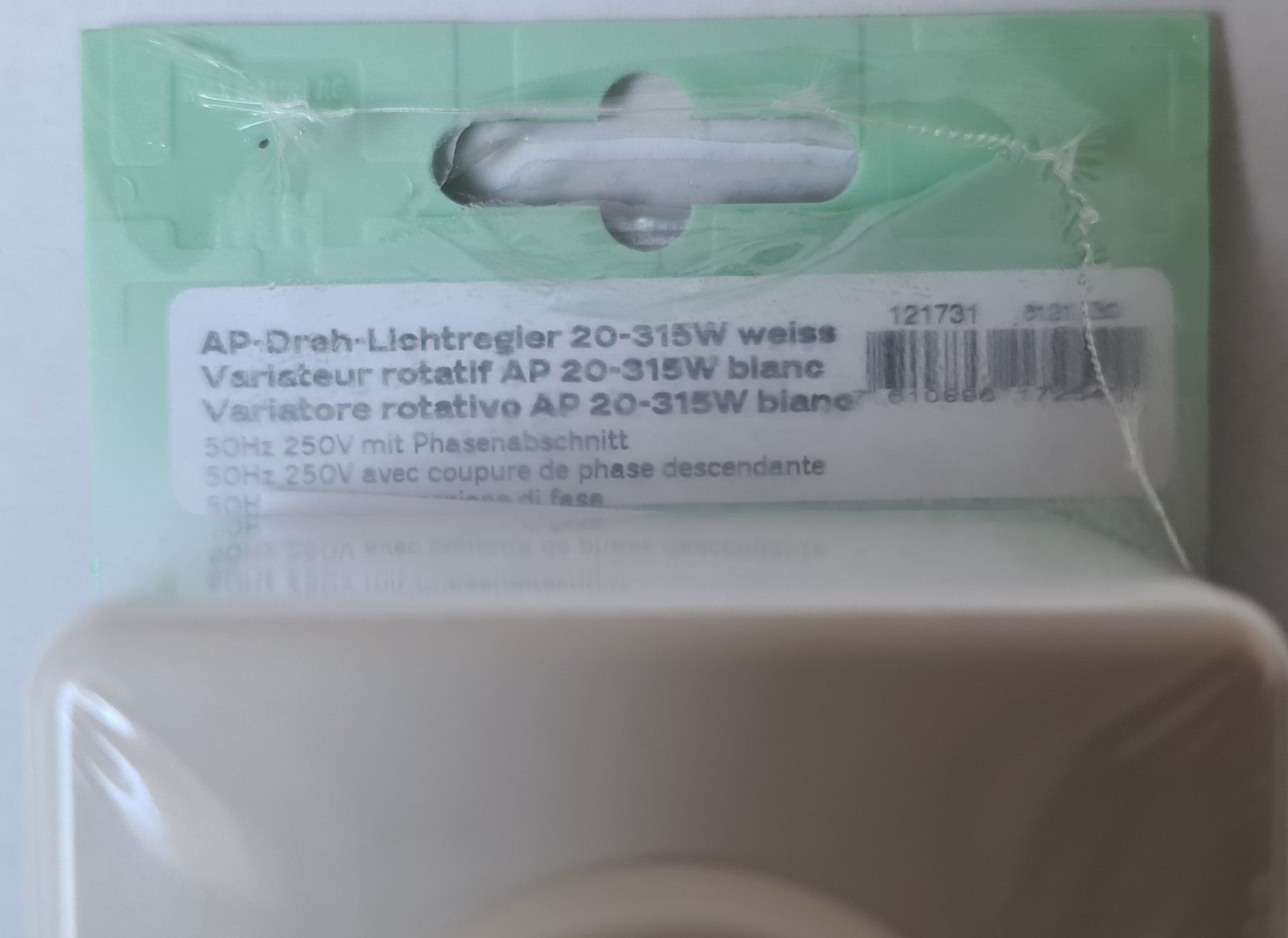 Schalter: AP-Dreh-Lichtregler 20-315W – Neu und originalverpackt aus Uerkheim von Justi.y 1