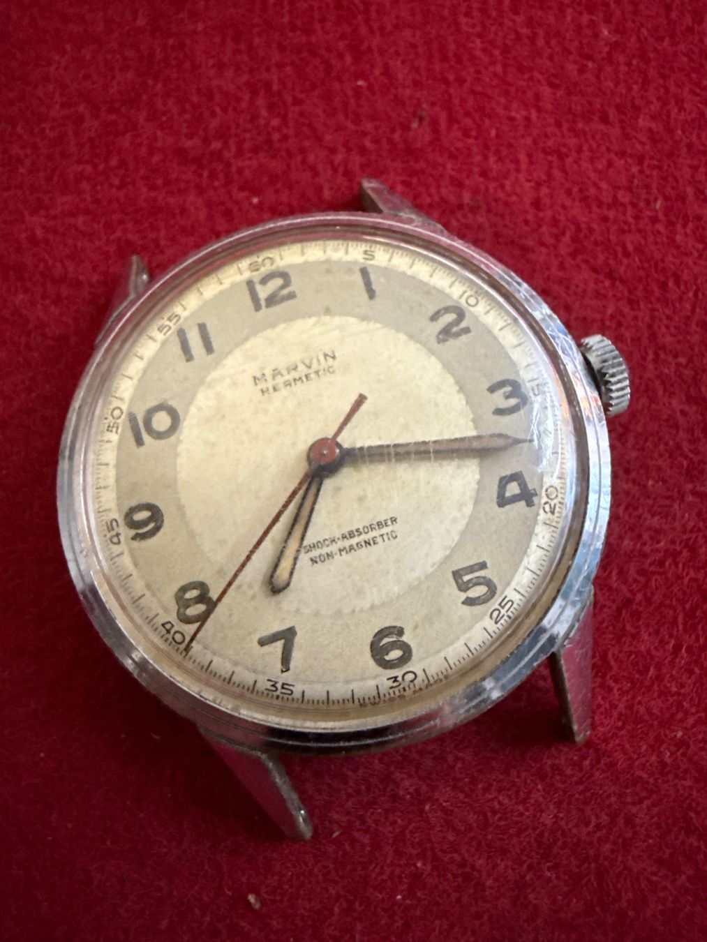 Marvin Orologi: Marvin Hermetic Vintage 34 mm – Usato da Pfeffingen venduto da Allhandelklgwatches