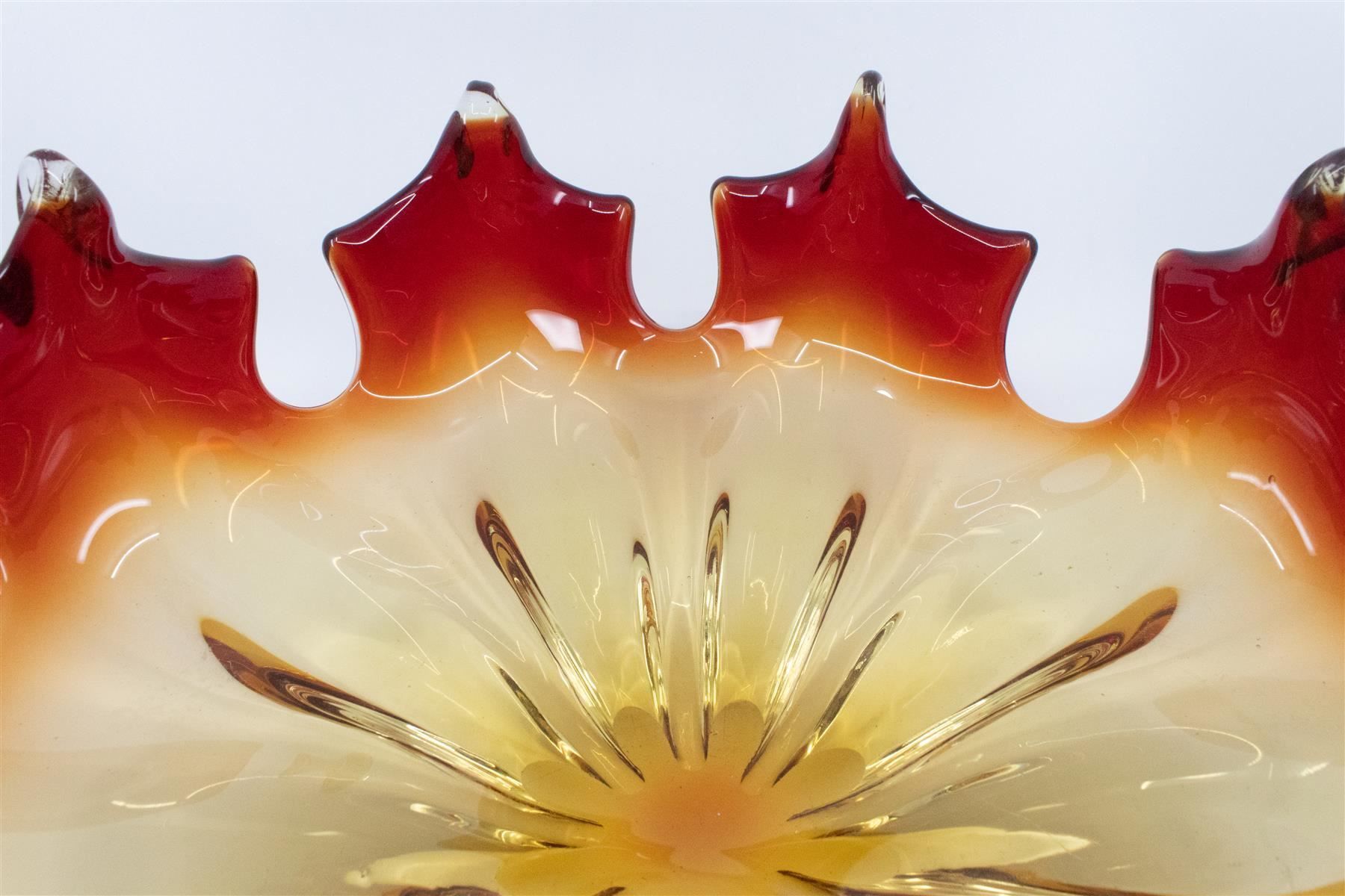 Bicchieri: Grosse Glasschale Ahornblatt – Usato da Zürich venduto da ZuercherBrockenhaus 2