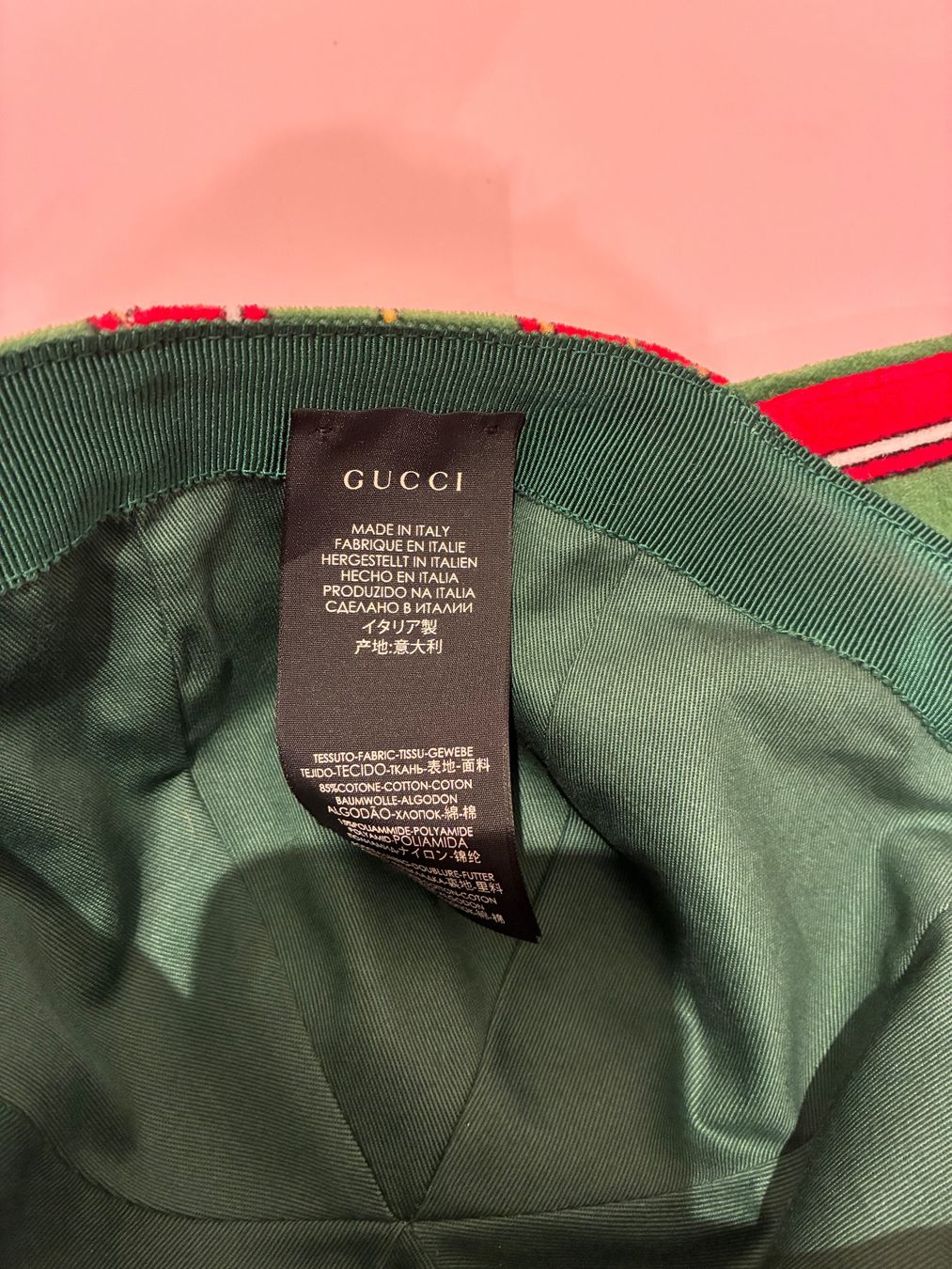 Gucci Copricapi, berretti & cappellini: Gucci HUT 59cm L / velluto – Usato da Paradiso venduto da Kayakara 5