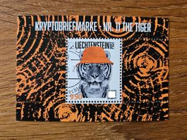 Sonderblock CS Nr.11, The Tiger, türkiser Fischerhut, ET