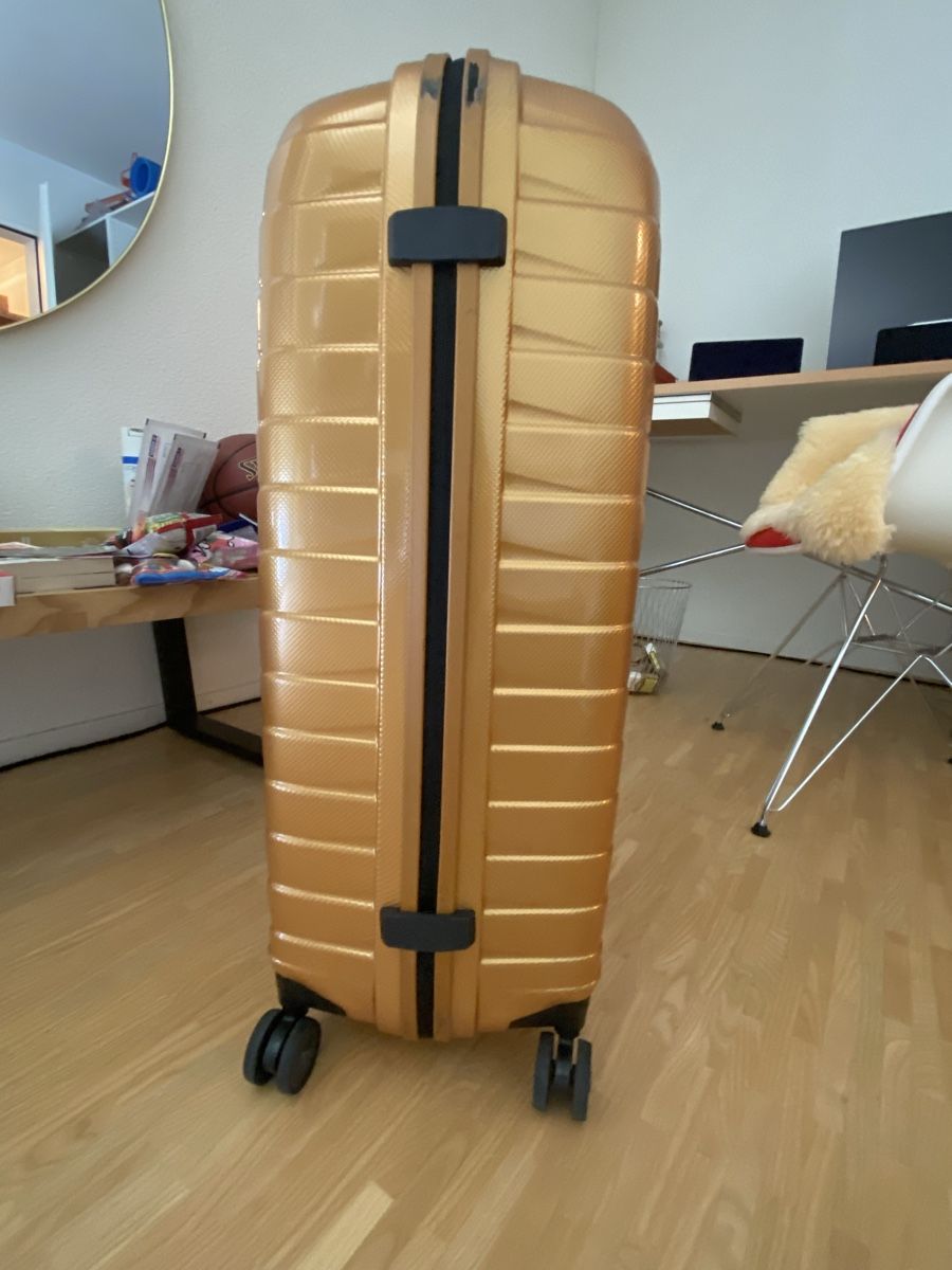 Samsonite Valigie: Samsonite Koffer Proxis 75 cm, 98 Liter,  Farbe gold. – Nuovo (secondo la descrizione) da St. Gallen venduto da Brokka 3