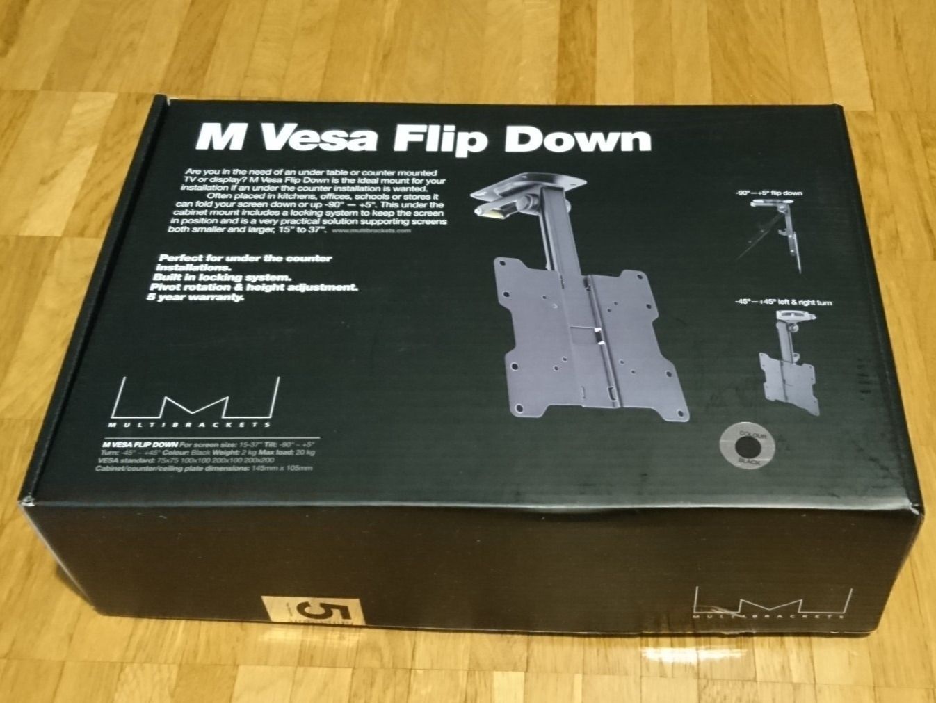 Supporti a parete: Multibrackets M Vesa Flip Down – Nuovo e nell'imballaggio originale da Wetzikon ZH venduto da khaldrogo
