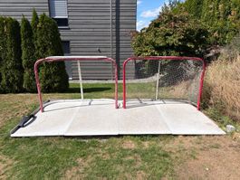Eishockey Schusstrainings-Anlage