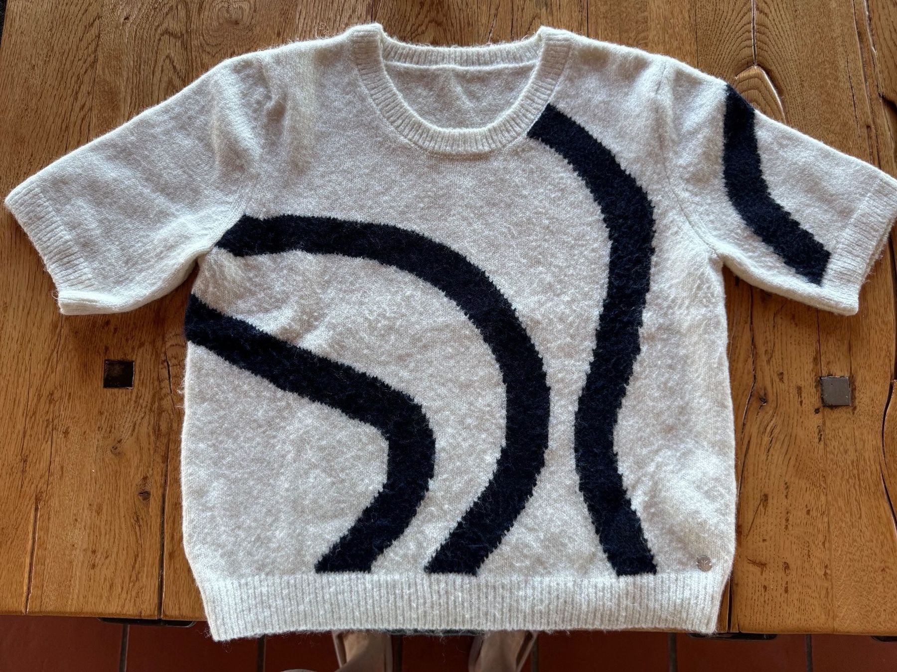 Monari Maglioni & Felpe: Flauschiger Kurz-Pullover, Monari, Gr. 36 – Usato da Oberrohrdorf venduto da maggys15