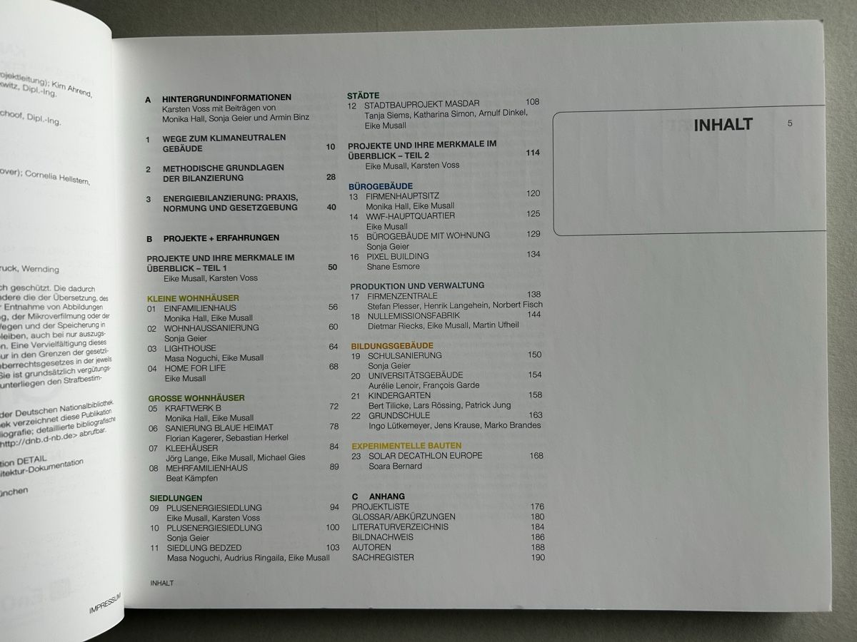 Libri: Zero Energy Buildings Book: Climate-Neutral Projects! – Usato da Zürich venduto da Coffeetable88 1