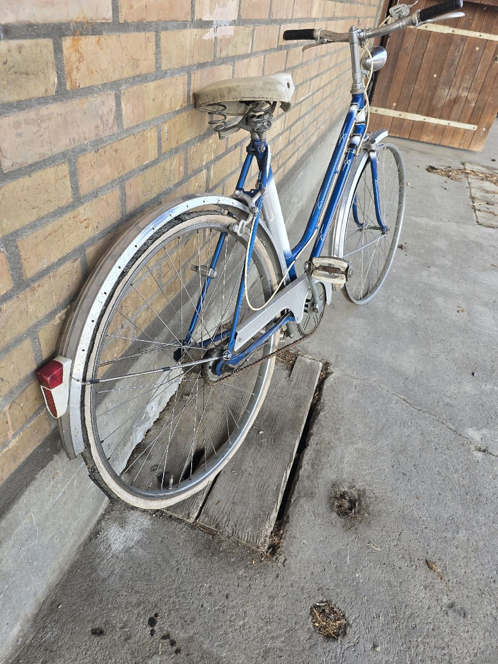 Velos: Retro Velo "Holiday" blau/weiss, – Defekt aus Aarberg von 2002stefan 2