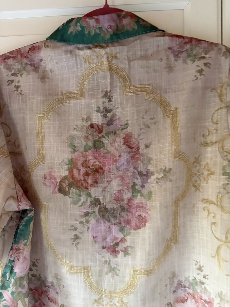 Jumpsuits: Floral Linen Blend Blouse & Pants – Neu (gemäss Beschreibung) aus St.Josefen von lop_lh8d 7