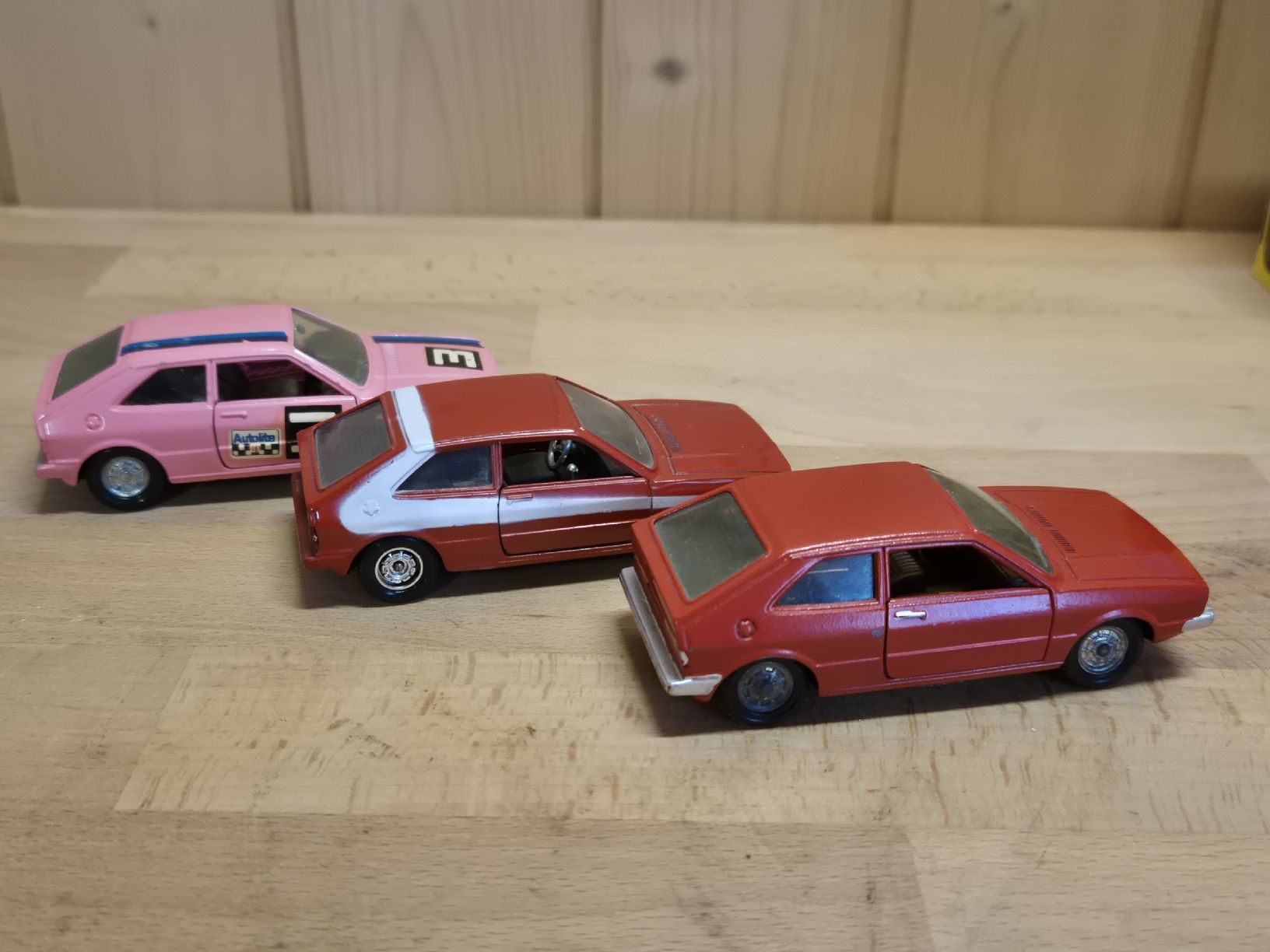 Volkswagen Modellini d'auto: 3 Pilen VW Scirocco 1 Modellautos, verschieden Farben – Usato da Kirchberg SG venduto da Karmann53 3
