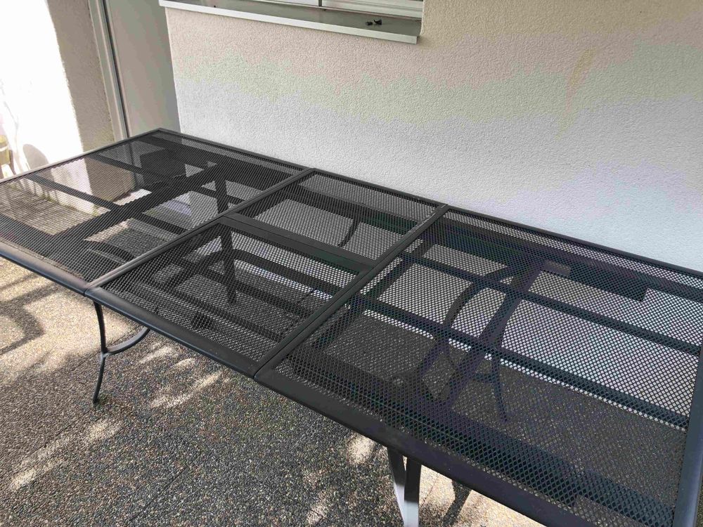 GartentischSet 9 tlg.aus Streckmetall Kaufen auf Ricardo