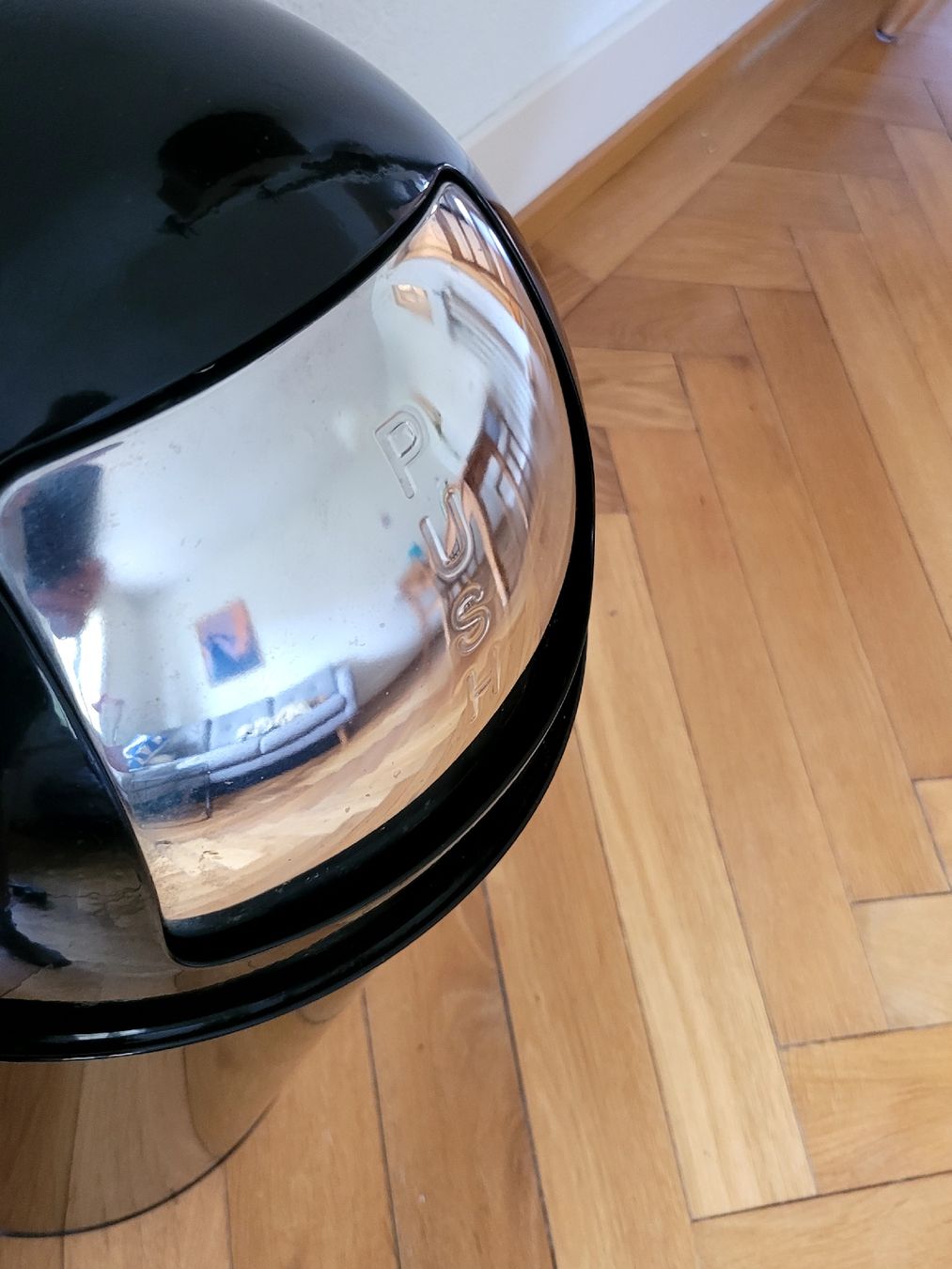 Cestini per rifiuti: Mülleimer, schwarz, Metall, 65x27cm – Usato da Bern venduto da MoeDoe 2