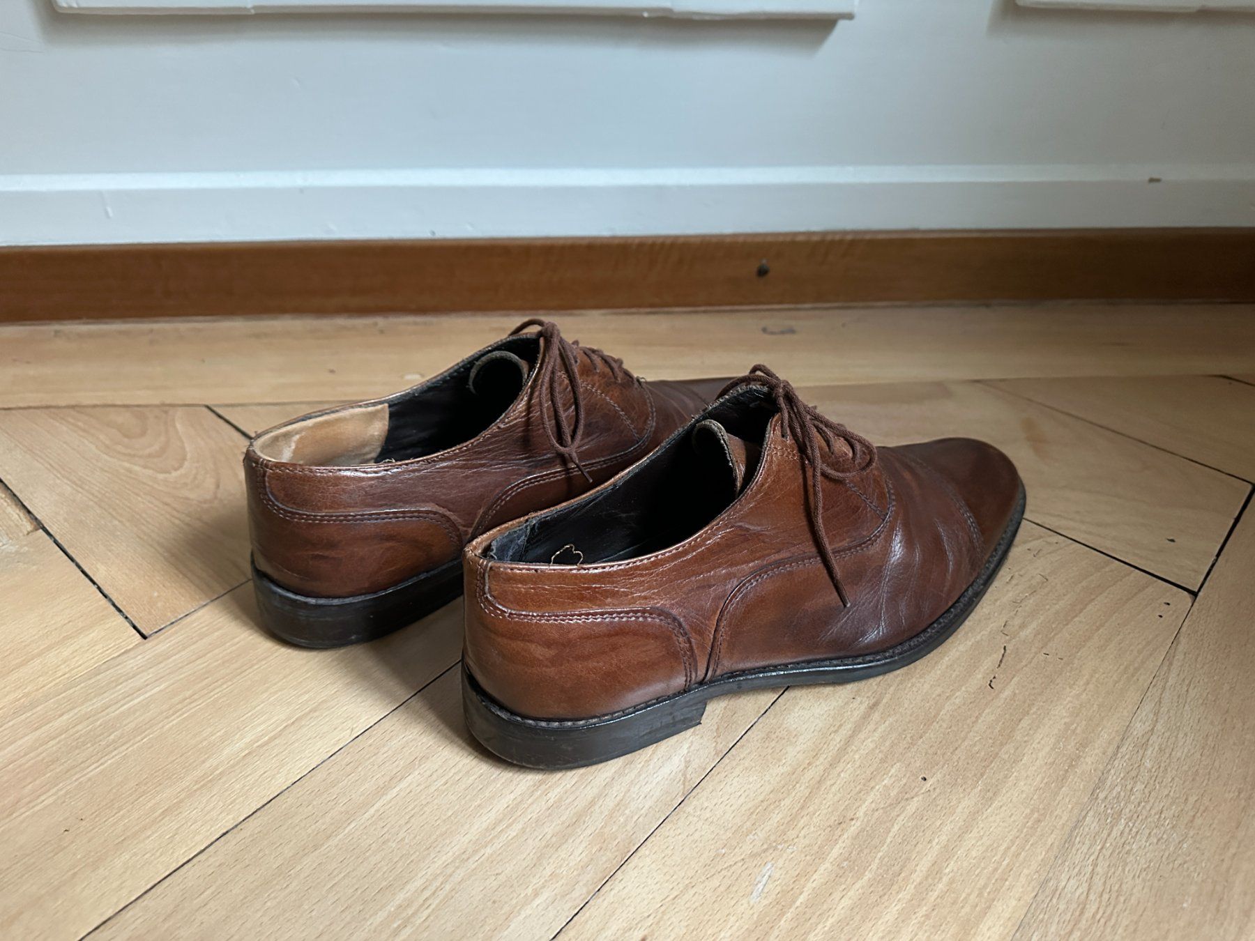 Scarpe da uomo: WARREN & PARKER - Leder Halbschuhe braun 40 – Usato da Zürich venduto da Diazaio 2
