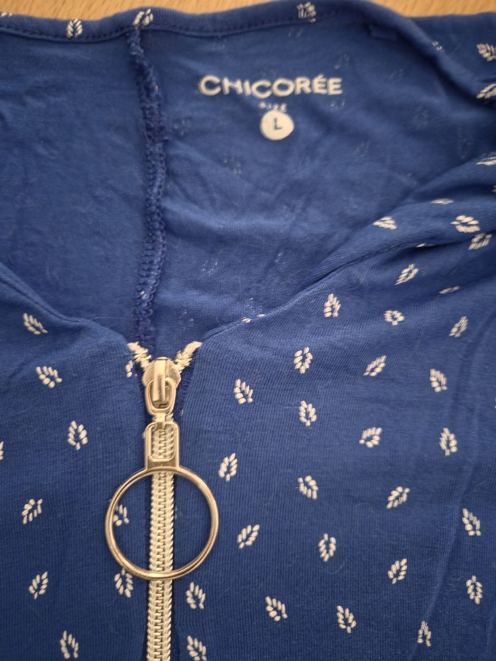Tuniche: Chicoree Oberteil blau Grösse L mit Reissverschluss – Usato da Mumpf venduto da Fabis_Shop 1