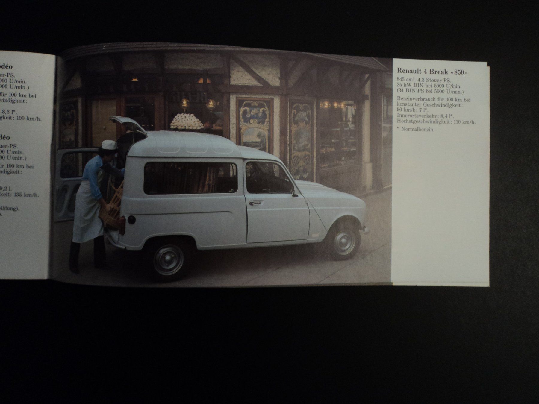 Renault Documenti: Prospekt Renault Programm 1980 5 A310 12 14 Rodeo Estafette – Usato da Schwarzenburg venduto da modelCARama 8