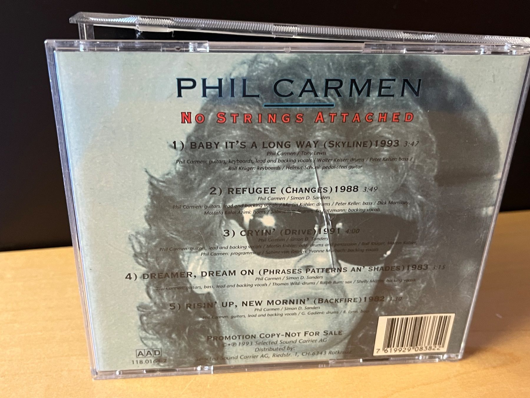 CD: Phil Carmen - No Strings Attached - HI21B – Usato da Küsnacht ZH venduto da swisssales.net 1