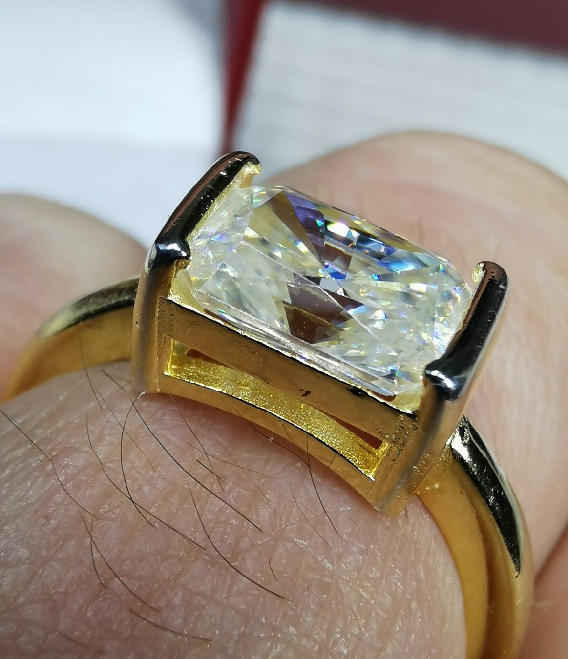 Anelli: Bague argent avec diamant de moissanite de 2 ct GRA – Nuovo e nell'imballaggio originale da Reconvilier venduto da Tsma67 7