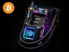 Bitcoin Miner NerdQaxe++ Rev 6.1 6T Hydro