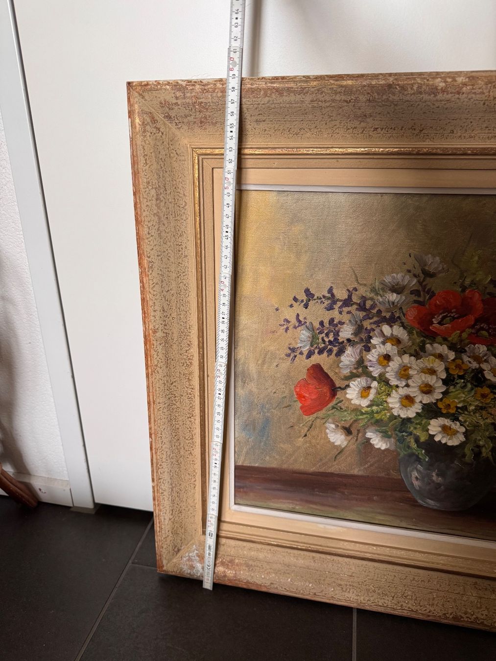 Gemälde: Wunderschönes altes Bild Gemälde Blumenstrauss von A. Boss – Gebraucht aus Rothrist von Fondgruebe 6