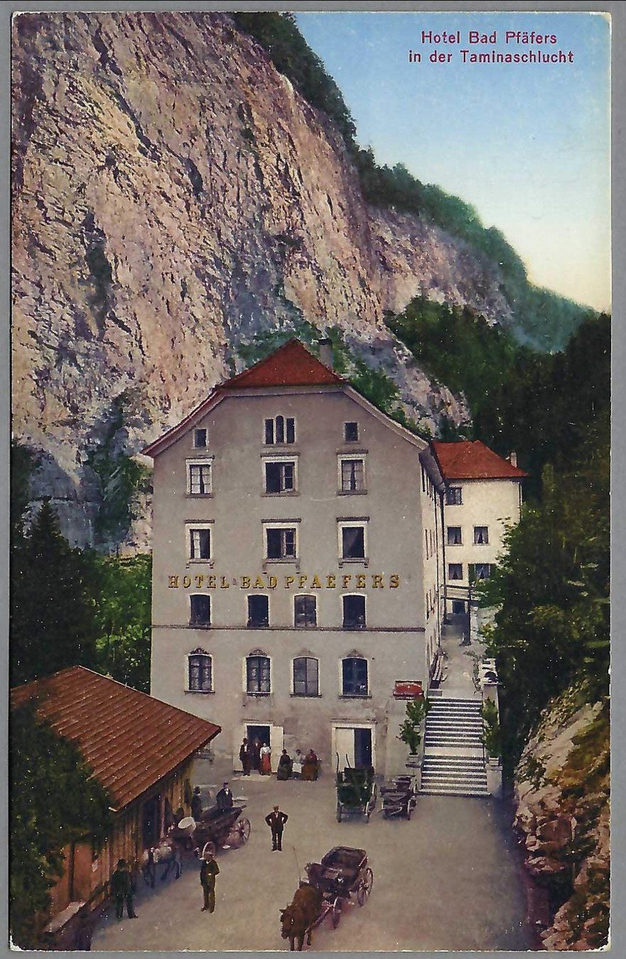 Cartoline postali: BAD PFÄFERS, *, LUXUSERH. – Usato da Pura venduto da ulisse1957