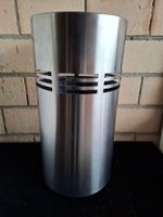 Metallbehälter,  Durchmesser 25 cm, Höhe 50 cm