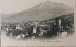 LUZERN - Musegg und Pilatus