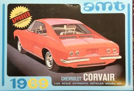 AMT 69 1969 Chevy Chevrolet Corvair Retro deluxe #894 1:25