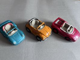 3er Set Autos Cabrio - Sammlerstücke!