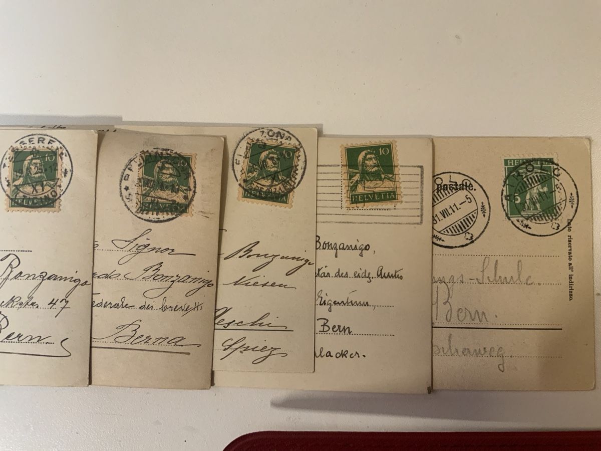 Ansichtskarten: Postkarten Tessin – Gebraucht aus Heimisbach von Cathsith 1