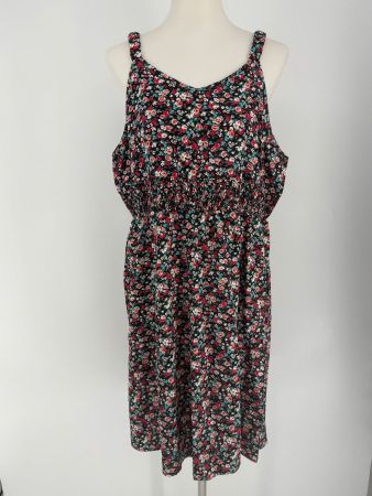Kleid Gr. XXL mit Blumenmuster