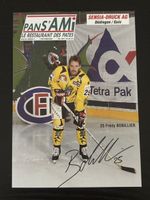 Original signierte Autogrammkarte von Frédy Bobillier