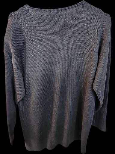 Maglioni & Felpe: Trimmings Grauer Perlenpullover mit Blumenverzierung - – Usato da Zug venduto da vinokilo 3