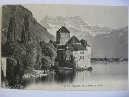 AK  Chillon et les Dents du Midi