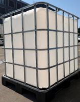 IBC CONTAINER 1000L MIT KUNSTSTOFFPALETTE