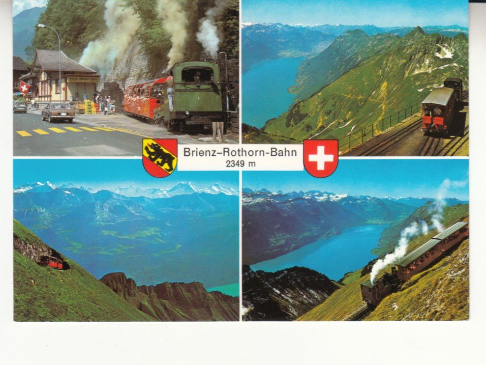 Cartoline postali: Brienz Rothorn Bahn ca. 1980 – Usato da Bürglen TG venduto da StampGraf