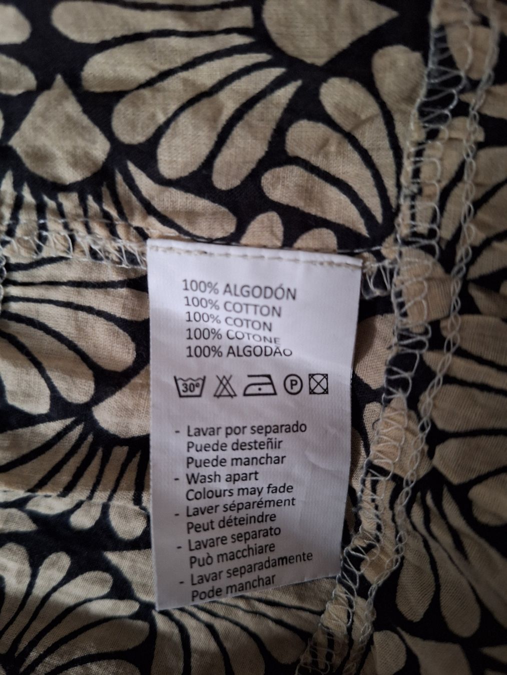 Camicette: Sommerbluse / Tunika Kleid, onesize, Blumenmuster – Usato da Fischenthal venduto da Irene69 3
