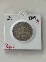 2 Franken 1904  sehr Rar