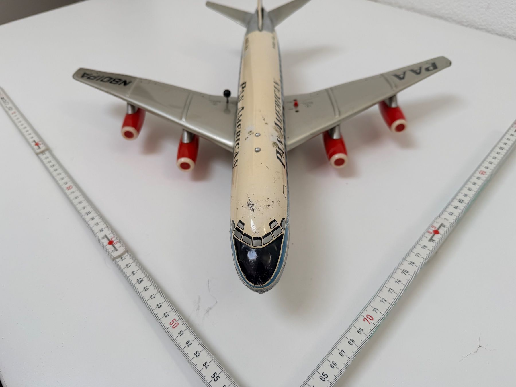 Giocattoli: Blechflugzeug DC-8 PanAmerican antik – Usato da Wettingen venduto da jo_walters 1