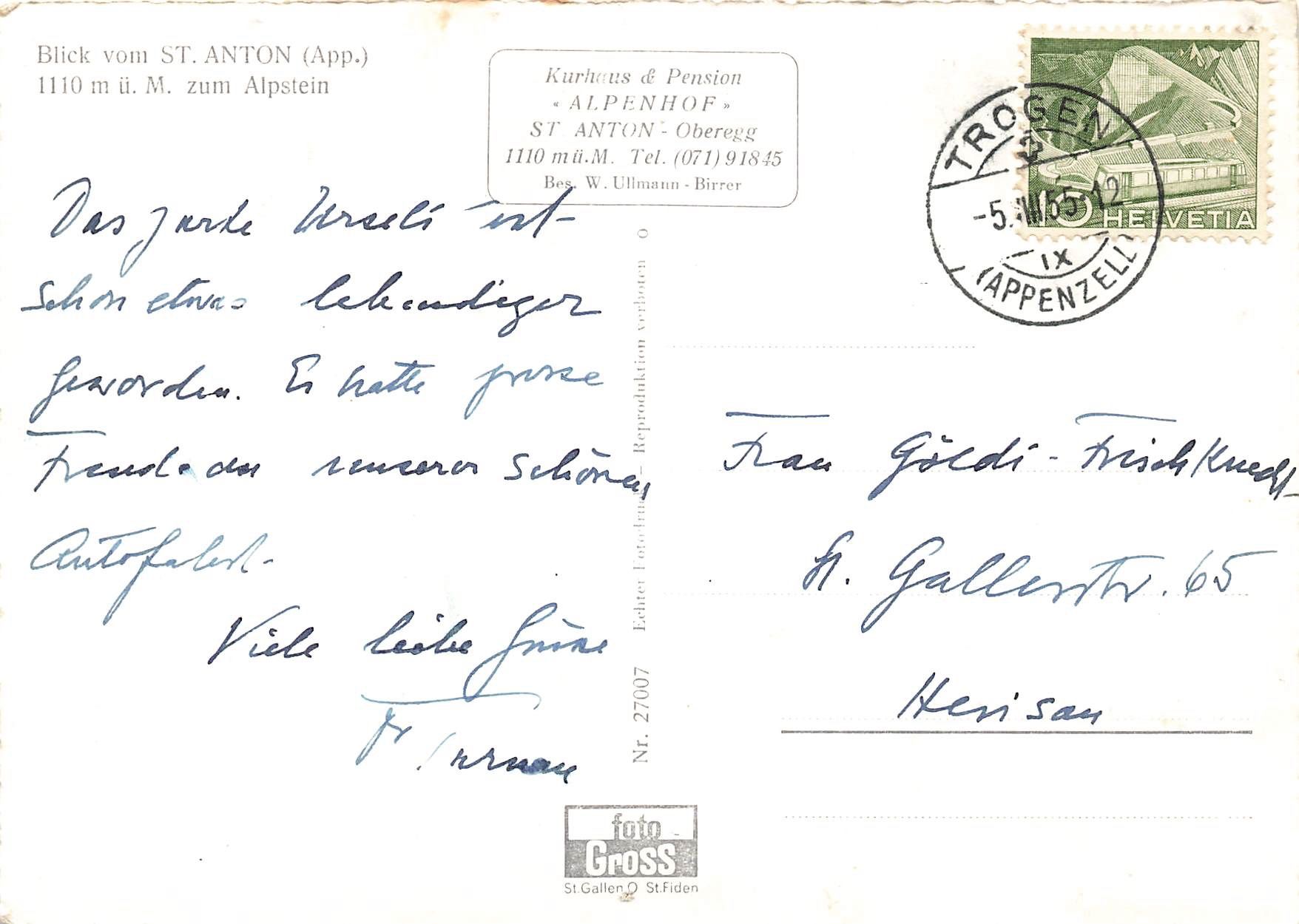 Cartes postales: St. anton G – D'occasion à Biasca par Blenio71 1