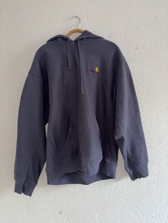 Hoodie Carharrt American Script XL blue/grey