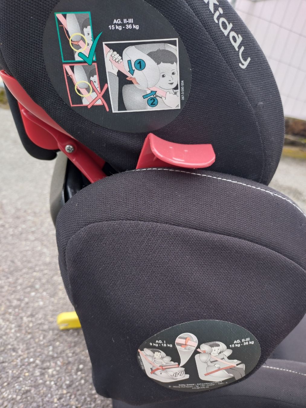 Kiddy Seggiolini per auto: Kiddy Guardianfix pro 2 – Usato da Tavannes venduto da bengra 2