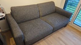 Sofabett  Stoffbezug anthrazit gebraucht guter Zustand