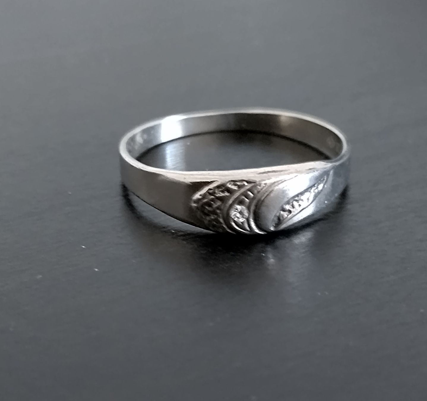 Anelli: MODERNER XL RING SILBER 925 DAUMENRING – Usato da Romanshorn venduto da BoutiqueA