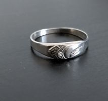 MODERNER XL RING SILBER 925 DAUMENRING