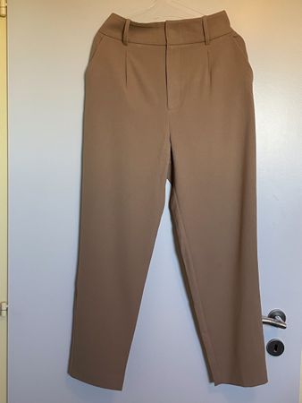 Pantalon Zara beige, taille S - Parfait pour l'automne