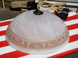 GLASLAMPE LAMPE RUND 40 cm.